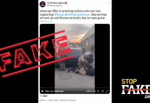 Фейк: У Дніпрі СБУ побила людей за підтримку Росії 