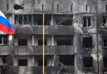 Автозаки с экранами ездят по Мариуполю и показывают «Россию-1»