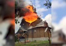 Фейк Минобороны РФ: российские войска не обстреливают религиозные объекты, а скит Святогорской лавры сожгли сами украинцы