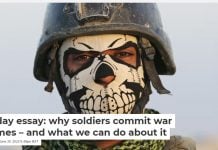 Why soldiers commit war crimes – and what we can do about it