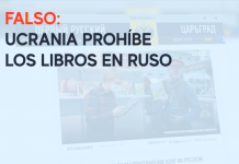 Falso: Ucrania prohíbe los libros en ruso
