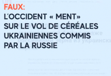 Faux: « L’Occident ment sur le vol de céréales ukrainiennes commis par la Russie »