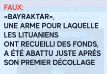Faux: « Bayraktar », une arme pour laquelle les Lituaniens ont recueilli des fonds, a été abattu juste après son premier décollage