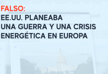 Falso: EE.UU. planeaba una guerra y una crisis energética en Europa