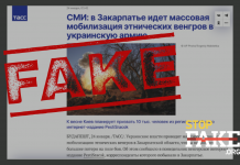 Фейк: Украина проводит массовую мобилизацию венгров Закарпатья