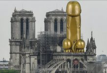 Фейк «Вестей недели»: Брижит Макрон предлагала установить на Нотр-Дам шпиль в виде фаллоса