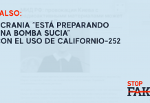 Falso: Ucrania está preparando una bomba sucia con el uso de Californio-252