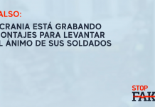 FALSO: Ucrania está grabando montajes para levantar el ánimo de sus soldados