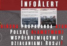Żaryn: Chińska propaganda coraz częściej kolportuje te same kłamstwa, co Kreml