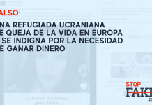 FALSO: Una refugiada ucraniana se queja de la vida en Europa y se indigna por la necesidad de ganar dinero