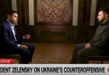 Prezydent Zełenski nie powiedział, że Ukraina przegra wojnę