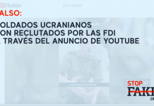 Falso: Soldados ucranianos son reclutados por las FDI a través del anuncio de YouTube