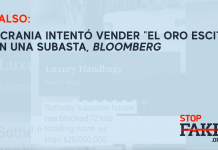 FALSO: Ucrania intentó vender «el oro escita» en una subasta, Bloomberg