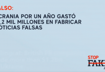 FALSO: Ucrania por un año gastó $1,2 mil millones en fabricar noticias falsas