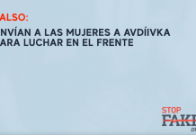 FALSO: Envían a las mujeres a Avdíivka para luchar en el frente