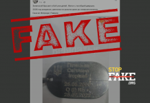 Fake: Ukraine Sends Underage Girls to Frontline – Dog Tag Photo