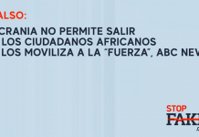 FALSO: Ucrania no permite salir a los ciudadanos africanos y los moviliza a la “fuerza”, ABC News