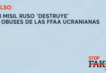 FALSO: Un misil ruso “destruye” 32 obuses de las FFAA ucranianas