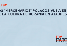 FALSO: Los “mercenarios” polacos vuelven de la guerra de Ucrania en ataúdes