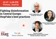 Fighting disinformation in Central Europe: showing StopFake’s best practices in Vienna, Austria