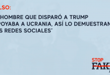 Falso: El hombre que disparó a Trump “apoyaba a Ucrania, así lo demuestran sus redes sociales”