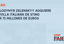 Falso:Volodymyr Zelenskyy adquiere la villa italiana de Sting por 75 millones de euros