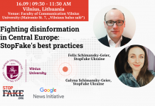 Fighting disinformation in Central Europe: showing StopFake’s best practices in Vilnius, Lithuania