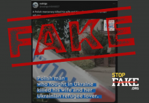 Fake: Un militare polacco della Legione Internazionale ha ucciso sua moglie e il suo amante ucraino