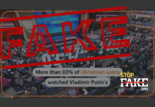 Falso: Más del 83% de los ucranianos han visto “El balance del con Vladimir Putin”, Oxford Internet Institute