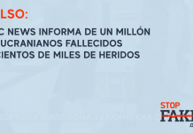 Falso: ABC News informa de un millón de ucranianos fallecidos y cientos de miles de heridos