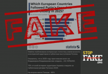 Фейк: 78% украинских пользователей в 2025 году следили за публичными выступлениями Путина