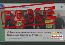 Falso: Refugiados ucranianos roban en el Louvre