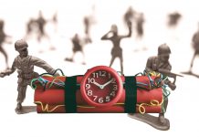 A delayed-action bomb