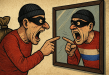 „Łapać złodzieja!”. Rosyjska projekcja jako wyznanie winy