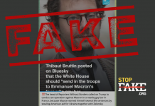 Фейк: Очільник «Репортерів без кордонів» закликав Трампа провести операцію проти Макрона за розкрадання американської допомоги Україні