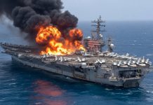 Кремлевские СМИ распространили иранское фейковое видео с ударом по американскому кораблю