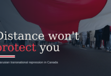 Distance Won’t Protect You: Belarusian Transnational Repression in Canada